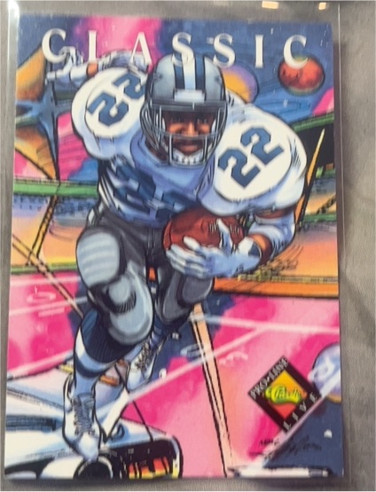 1994 Classic Pro Line Live #404 Emmitt Smith — front