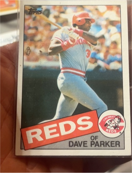 1985 Topps #175 Dave Parker Cincinnati Reds — front
