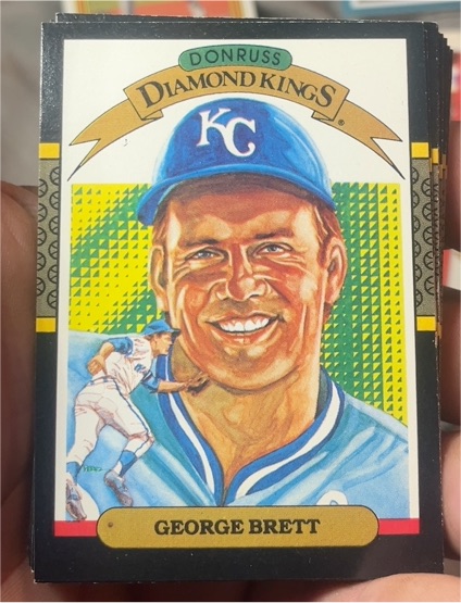 1987 Donruss Diamond Kings #15 George Brett — front
