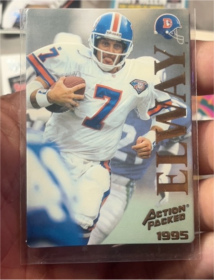 1995 Action Packed #14 John Elway — front