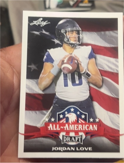2020 Leaf Draft All-American #71 Jordan Love — front