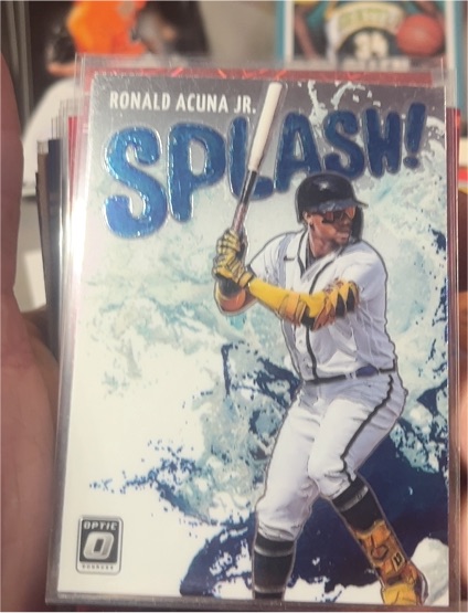 2022 Panini Donruss Optic #SP-4 Ronald Acuna Jr. Splash Insert — front