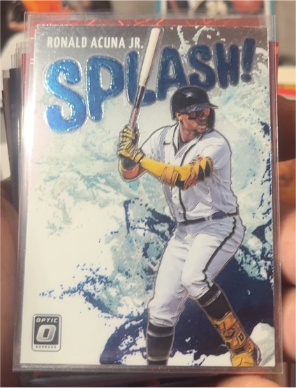 2022 Donruss Optic Splash! #SP-4 Ronald Acuna Jr. — front