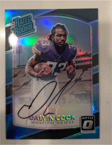 2017 Panini Donruss Optic #193 Dalvin Cook Rated Rookie — front