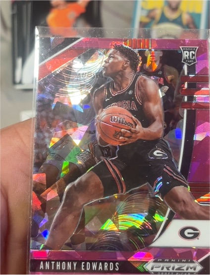 2020-21 Panini Prizm Draft Picks #1 Anthony Edwards — front