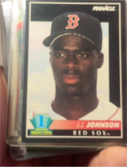 1992 Pinnacle #577 J.J. Johnson — front