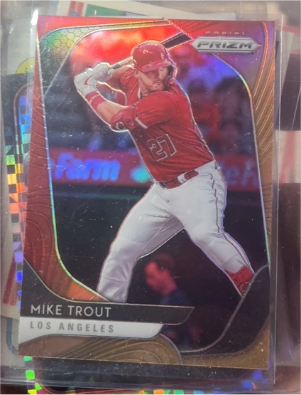 2020 Panini Prizm #196 Mike Trout — front
