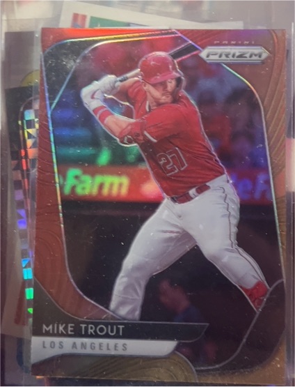 2020 Panini Prizm #196 Mike Trout — front