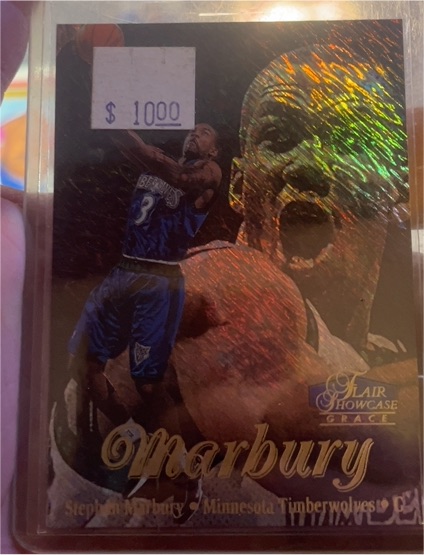 1997-98 Flair Showcase Row 1 #18 Stephon Marbury — front