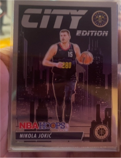 2023-24 Panini NBA Hoops Premium Stock City Edition #13 Nikola Jokic — front
