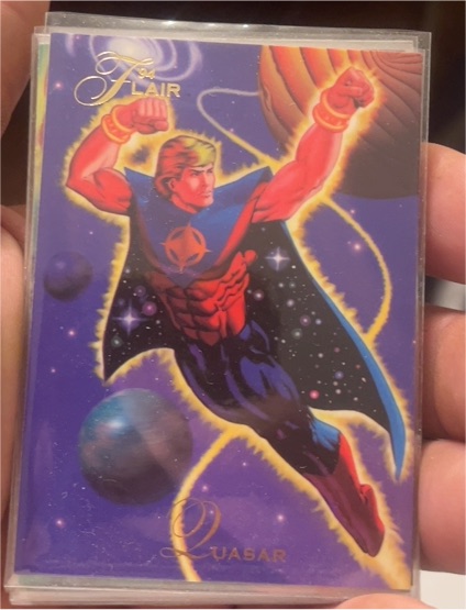 1994 Flair Marvel Annual #66 Quasar — front