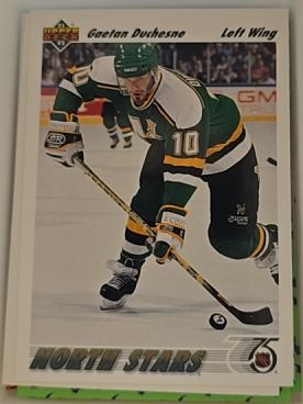 1991-92 Upper Deck #207 Gaetan Duchesne — front
