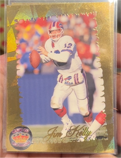1994 Pacific Gems of the Crown Gold #15 Jim Kelly — front