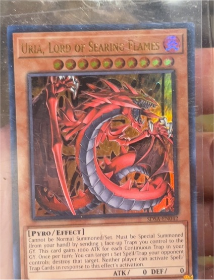 2006 Yu-Gi-Oh! CT03-EN005 Uria, Lord of Searing Flames — front
