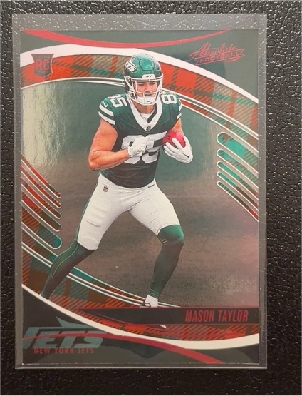 2025 Panini Absolute Football Mason Taylor Rookie Card — front