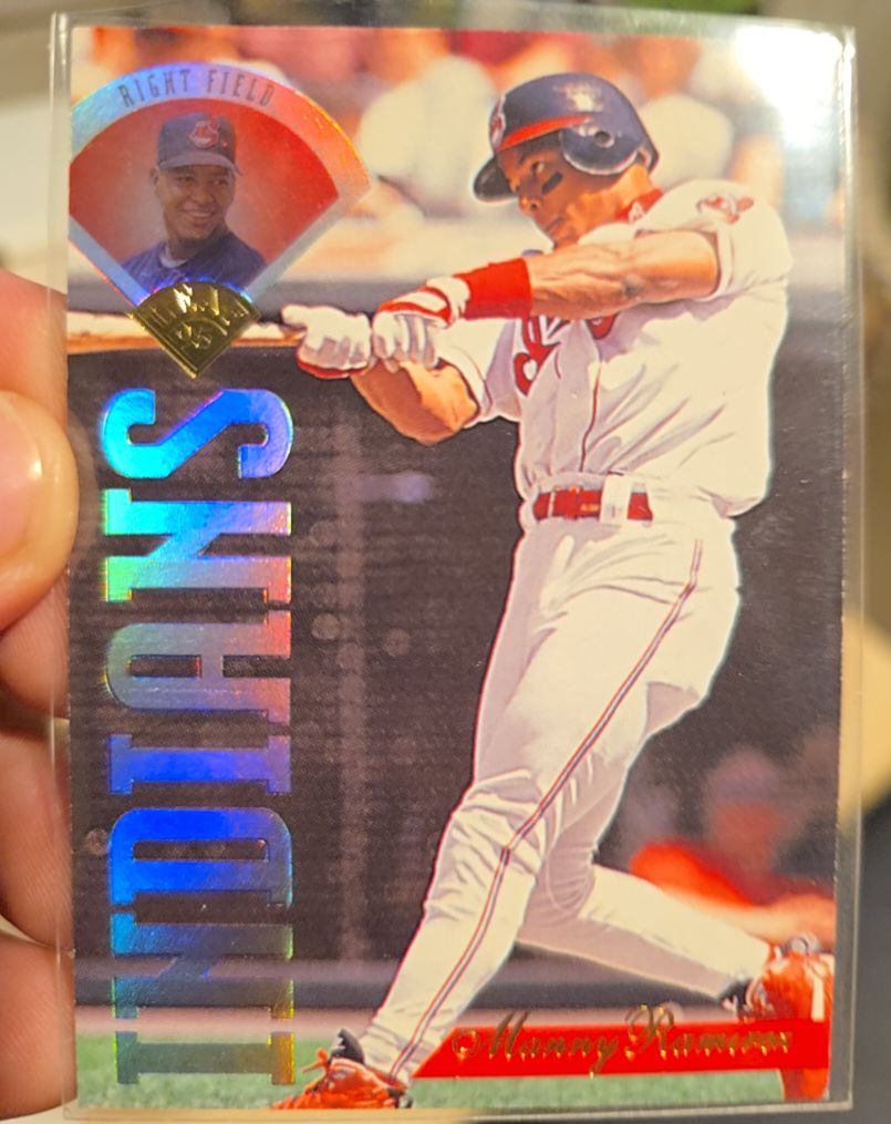 1995 Leaf #280 Manny Ramirez — front