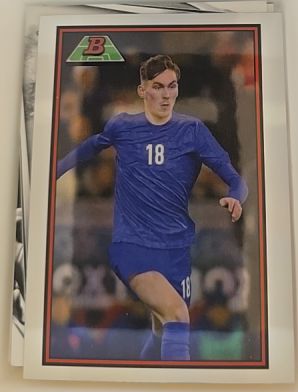 2022 Topps Bowman Chrome UEFA Under 21 Soccer #18-B16 — front