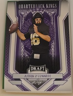 2023 Leaf Draft #87 Aidan O'Connell — front