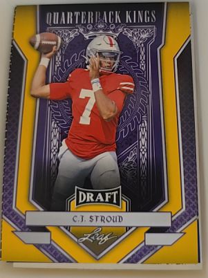 2023 Leaf Draft #90 C.J. Stroud — front