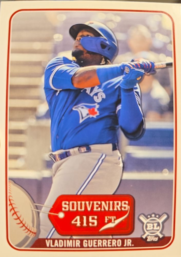 2021 Topps Big League Souvenirs #SO-27 Vladimir Guerrero Jr. — front