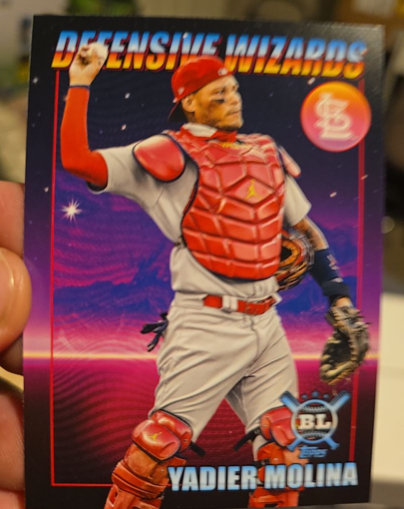 2021 Topps Big League #DW-7 Yadier Molina Defensive Wizards — front