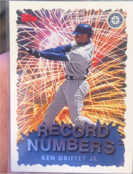 1999 Topps Record Numbers #RN4 Ken Griffey Jr. — front
