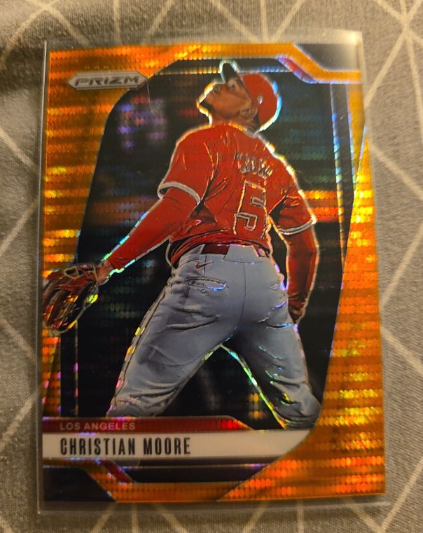 2025 Panini Prizm #162 Christian Moore — front