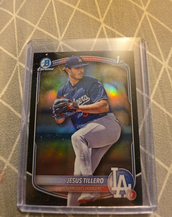 2025 Bowman Chrome Prospects #BCP-117 Jesus Tillero — front