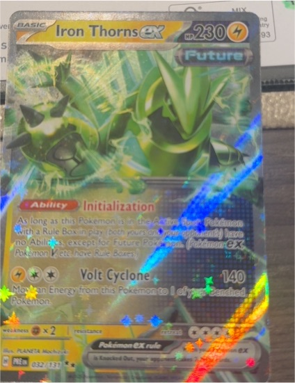 2024 Pokémon TCG Prismatic Evolutions #032 Iron Thorns ex — front