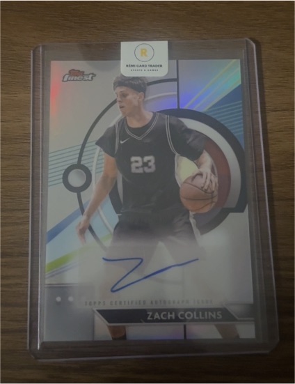 2023-24 Topps Finest #FA-ZC Zach Collins — front