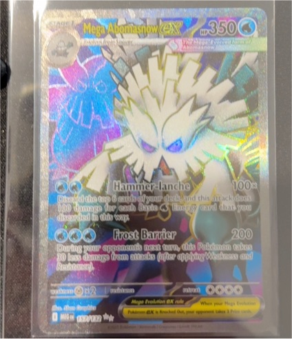 Mega Abomasnow EX 157/132 — front