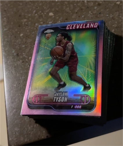 2024-25 Topps Chrome #168 Jaylon Tyson — front