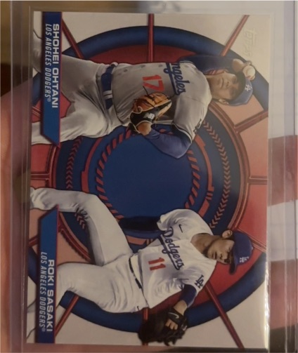 2025 Topps Series 2 #DD-15 Shohei Ohtani / Roki Sasaki — front