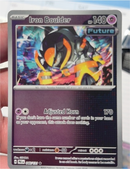 2025 Pokémon SV: Prismatic Evolutions #046 Iron Boulder — front
