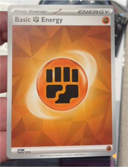 2024 Pokémon SV07: Stellar Crown #014 Basic Fighting Energy — front