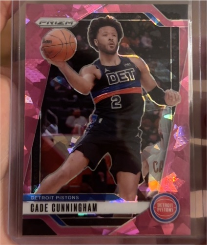 2024-25 Panini Prizm #41 Cade Cunningham Pink Ice — front