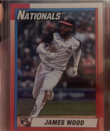 2025 Topps Series 2 #90B2-47 James Wood — front