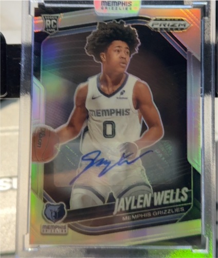 2024-25 Panini Prizm Black #34 Jaylen Wells — front