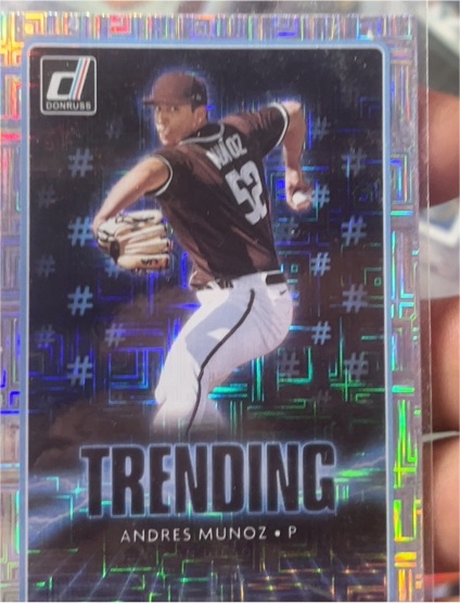 2021 Donruss Trending #TR11 Andres Munoz — front