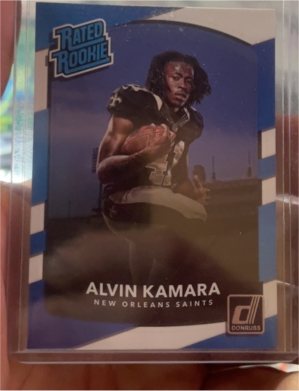 2017 Donruss #349 Alvin Kamara Rated Rookie — front