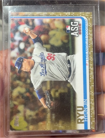 2019 Topps Update #US297 Hyun-Jin Ryu AS — front