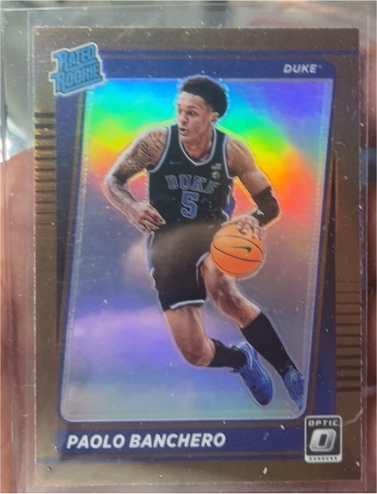 2022 Donruss Optic #2 Paolo Banchero — front