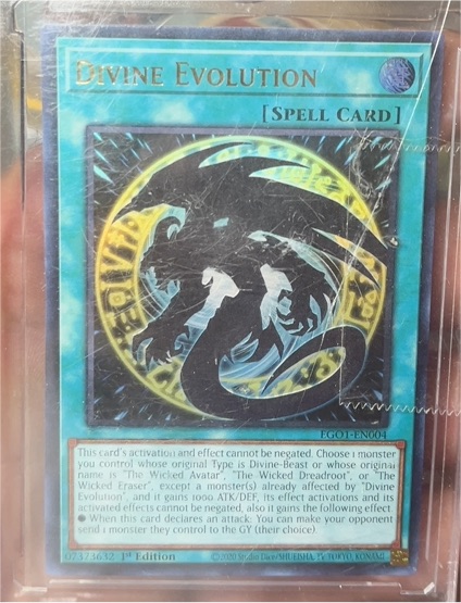 Yu-Gi-Oh! 2003 EGO1-EN004 Divine Evolution — front