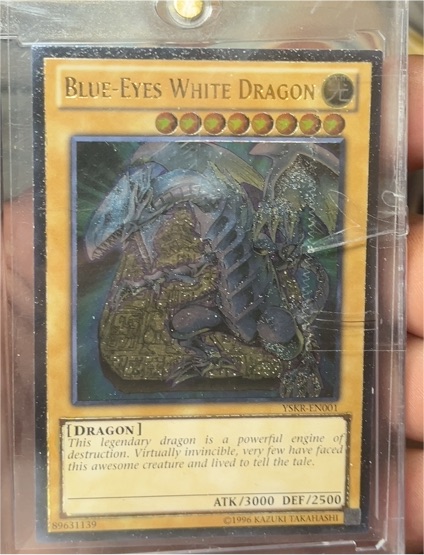 Yu-Gi-Oh! 1996 YSKR-EN001 Blue-Eyes White Dragon — front