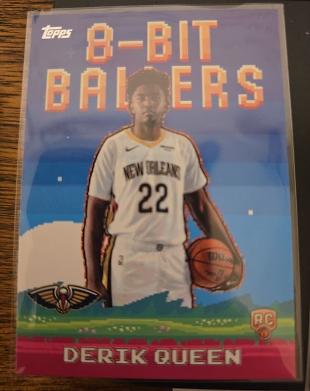 2025-26 Topps #8B-39 Derik Queen 8-Bit Ballers — front