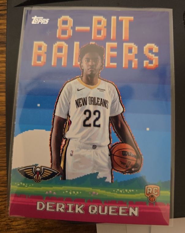 2025-26 Topps #8B-39 Derik Queen 8-Bit Ballers — front