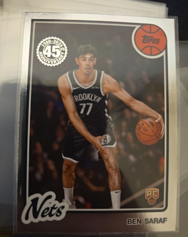 2025-26 Topps #80BK-72 Ben Saraf — front