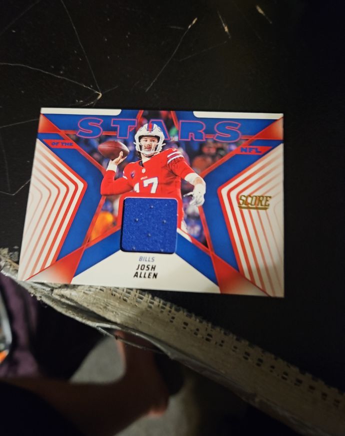 2025 Panini Score - Stars of the NFL #SNJ-7 Josh Allen — front