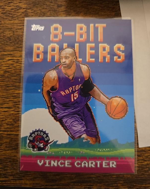 2025-26 Topps #8B-26 Vince Carter 8-Bit Ballers — front