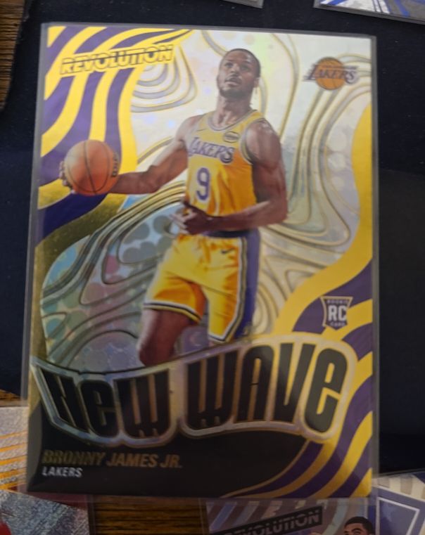 2024-25 Panini Revolution #6 Bronny James Jr. New Wave Rookie — front